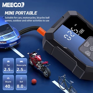 MeeGoo เครื่องปั๊มลมแบบพกพา เครื่องสูบลมไฟฟ้า Electric Air Pump ที่เติมลมยางรถ มัลติฟังก์ชั่น