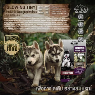 [ ตกกิโลละ 159 บาท l ไซส์กระสอบ 15 กิโล ] WILDOLOGY FOR DOG อาหารสุนัขแบบเม็ดเกรด Holistic Grain Free เลือกได้ทุกช่วงวัย
