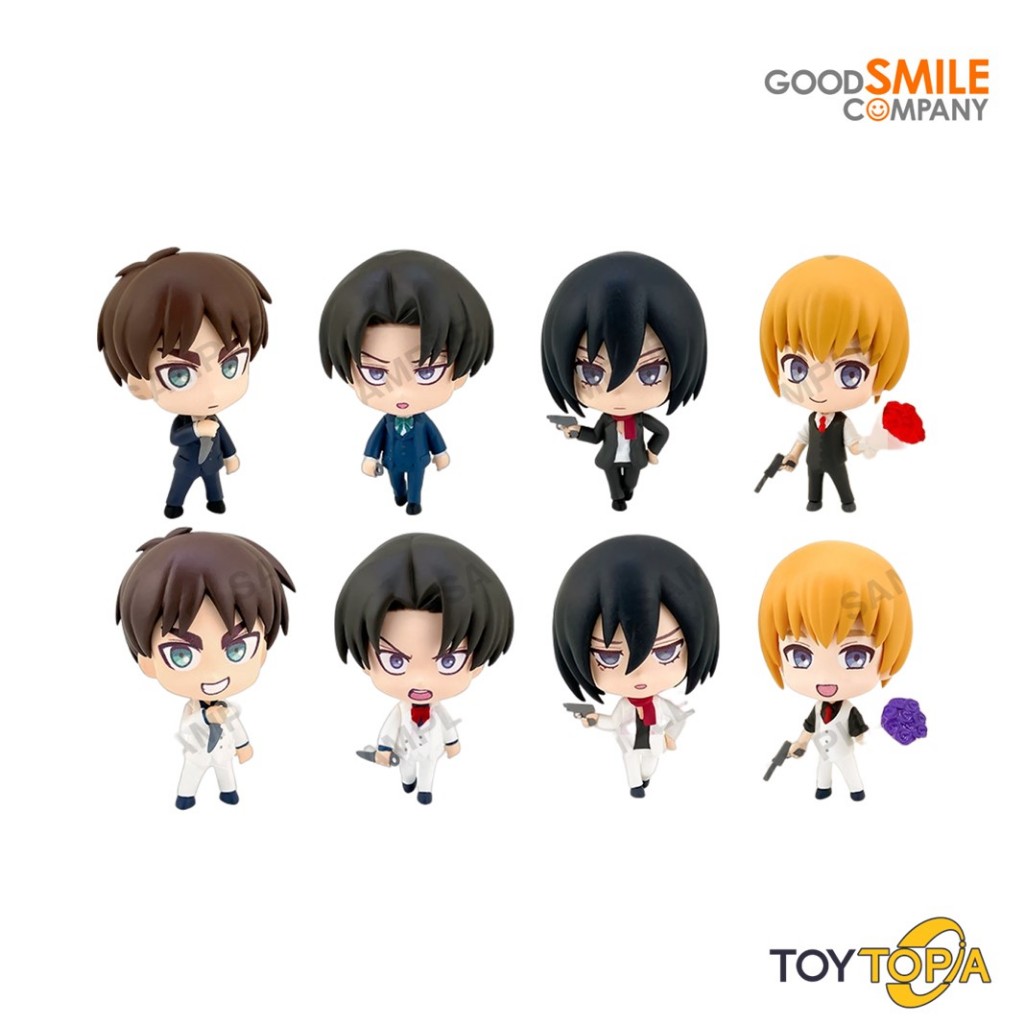 (650442) Shiro Kuro Capsul Attack On Titan Box Ver.: Attack On Titan By Good Smile Company  (1 จุ่ม)