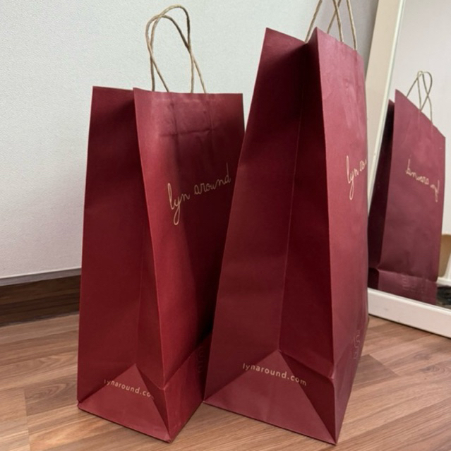 ถุงกระดาษแบรนด์ Lyn around JASPAY CC OO แท้จากShop