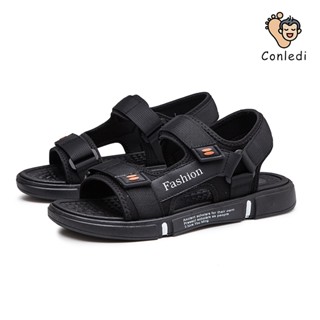 [จัดส่งด่วน] รองเท้าแตะผู้ชายแฟชั่น รองเท้าแตะ ผู้ชายคู่สายร…