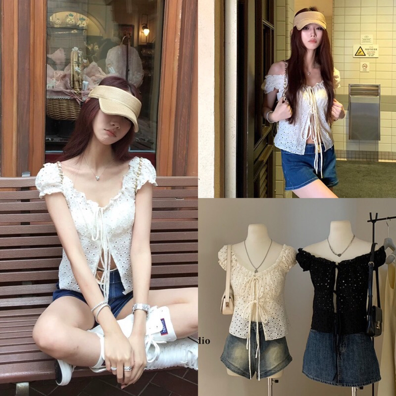เสื้อคอกว้างแขนตุ๊กตารุ่น 3520 TAG.WG.WE