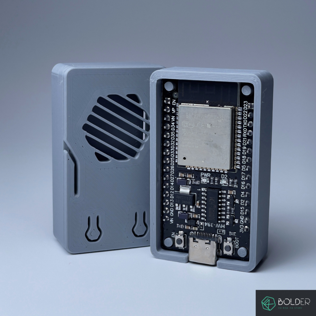 Case ESP32 WROOM TYPE-C เลือกสีได้ ทนความร้อน เคสสำหรับบอร์ด ESP32 ผลิตจากพลาสติก PLA สีสันสวยงาม