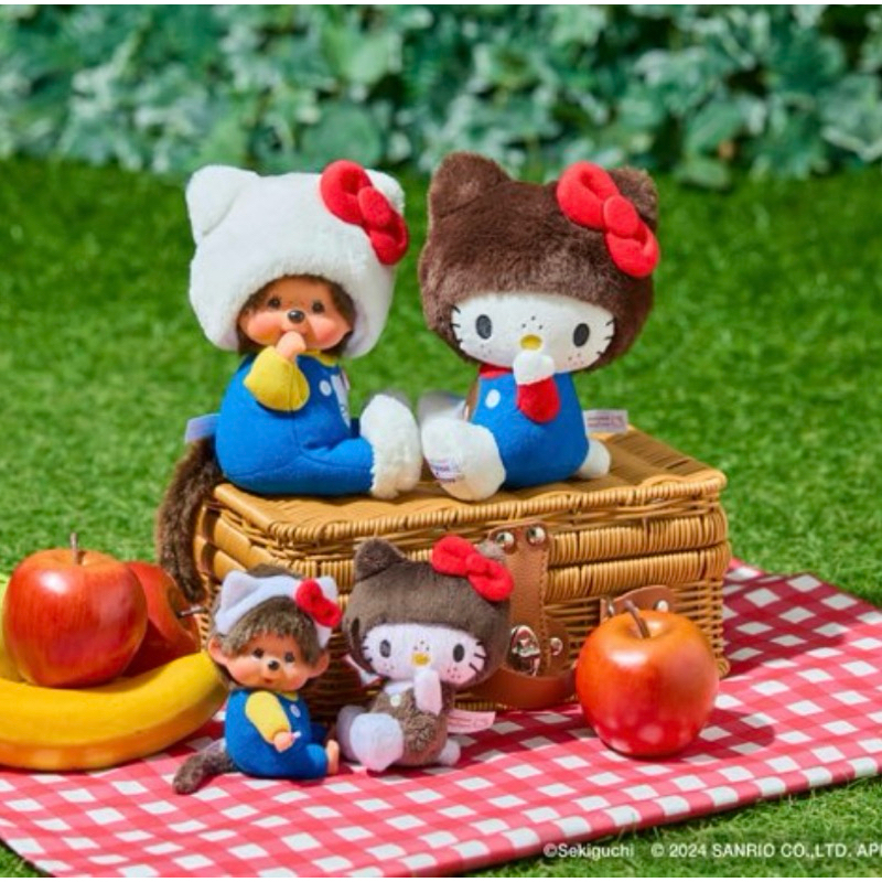 พร้อมส่ง Monchhichi x Hello Kitty