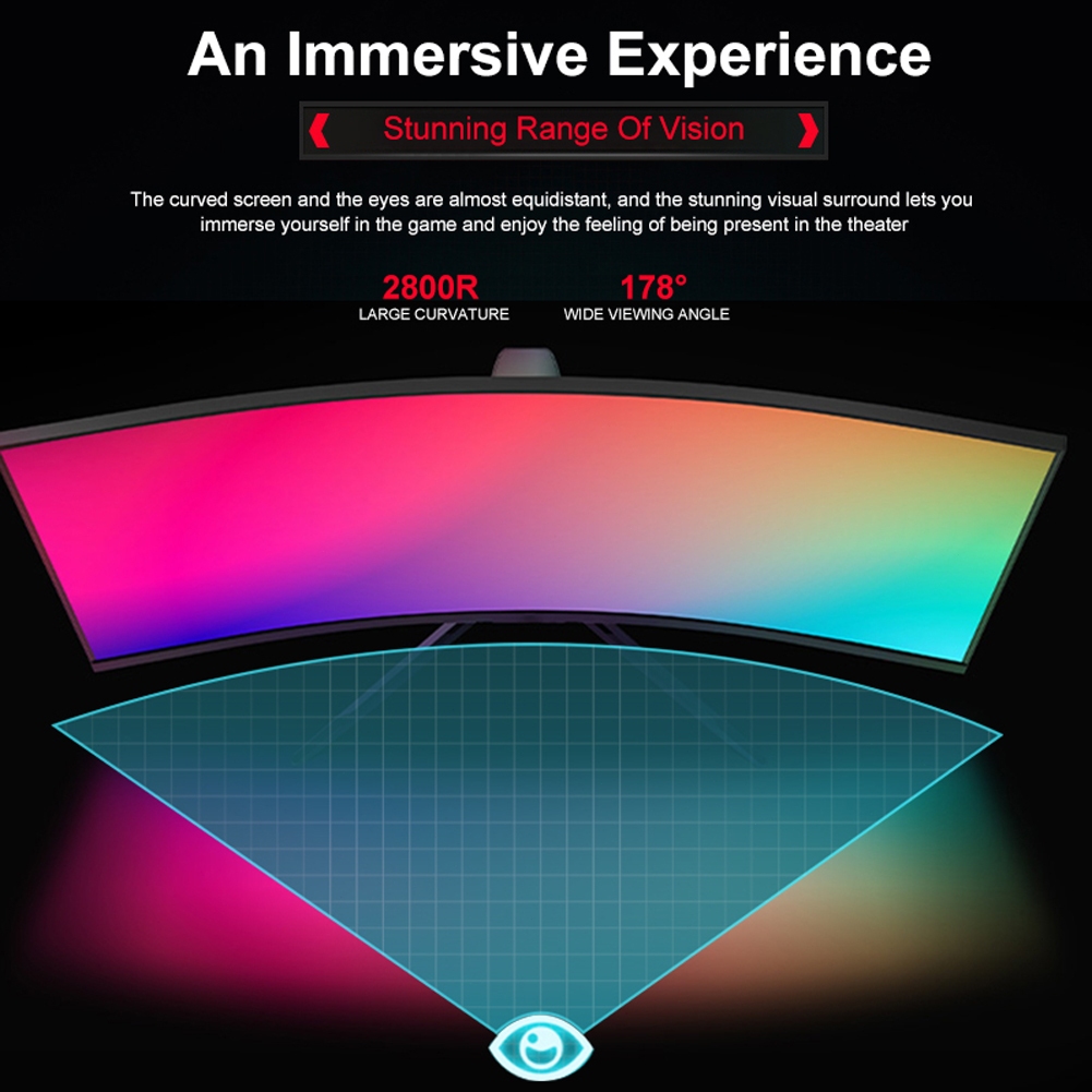 จอมอนิเตอร์ 165HZ จอคอม 27นิ้ว จอเกมมิ่ง LED Gaming monitor จอมอนิเตอร์เกมมิ่ง จอมอนิเตอ (VGA HDMI)