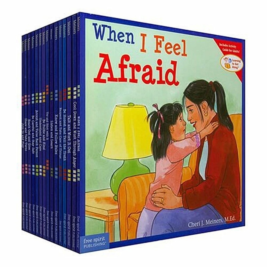 15 เล่ม เรียนรู้การอยู่ร่วมกัน การศึกษาของเด็ก ภาษาอังกฤษ หนังสือภาพ นิทาน ทักษะทางสังคม IQ แบบฝึกหัด EQ เด็กอายุ 5-10 ป