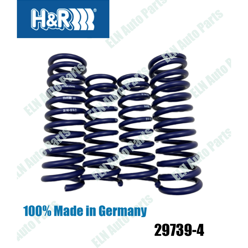 H&R สปริงโหลด (lowering spring) เบนซ์ BENZ S-class W140 6+8 cyl.Sal+ Coupe (w.self-lever or ADS) 95/