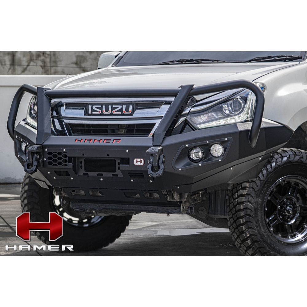 HAMER4x4 กันชนหน้า KING SERIES PLUS BULL BAR (PT) FOR ISUZU D-MAX ปี 2017-2019
