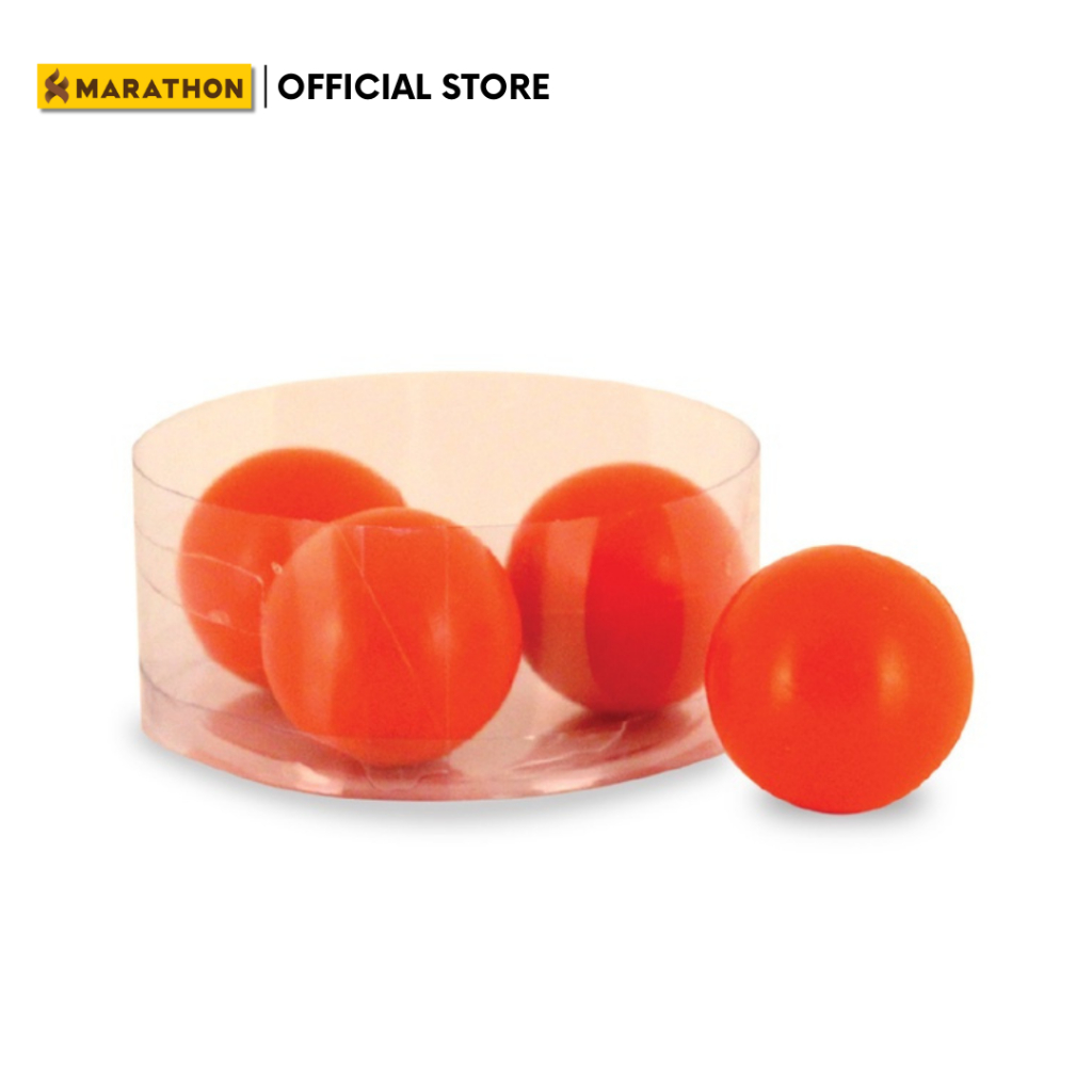 MARATHON ลูกแก่นพลาสติก สีส้ม  ลูกล่อ ลูกเป้า พลาสติกอย่างดี Target ball Plastic รหัสสินค้า 049003