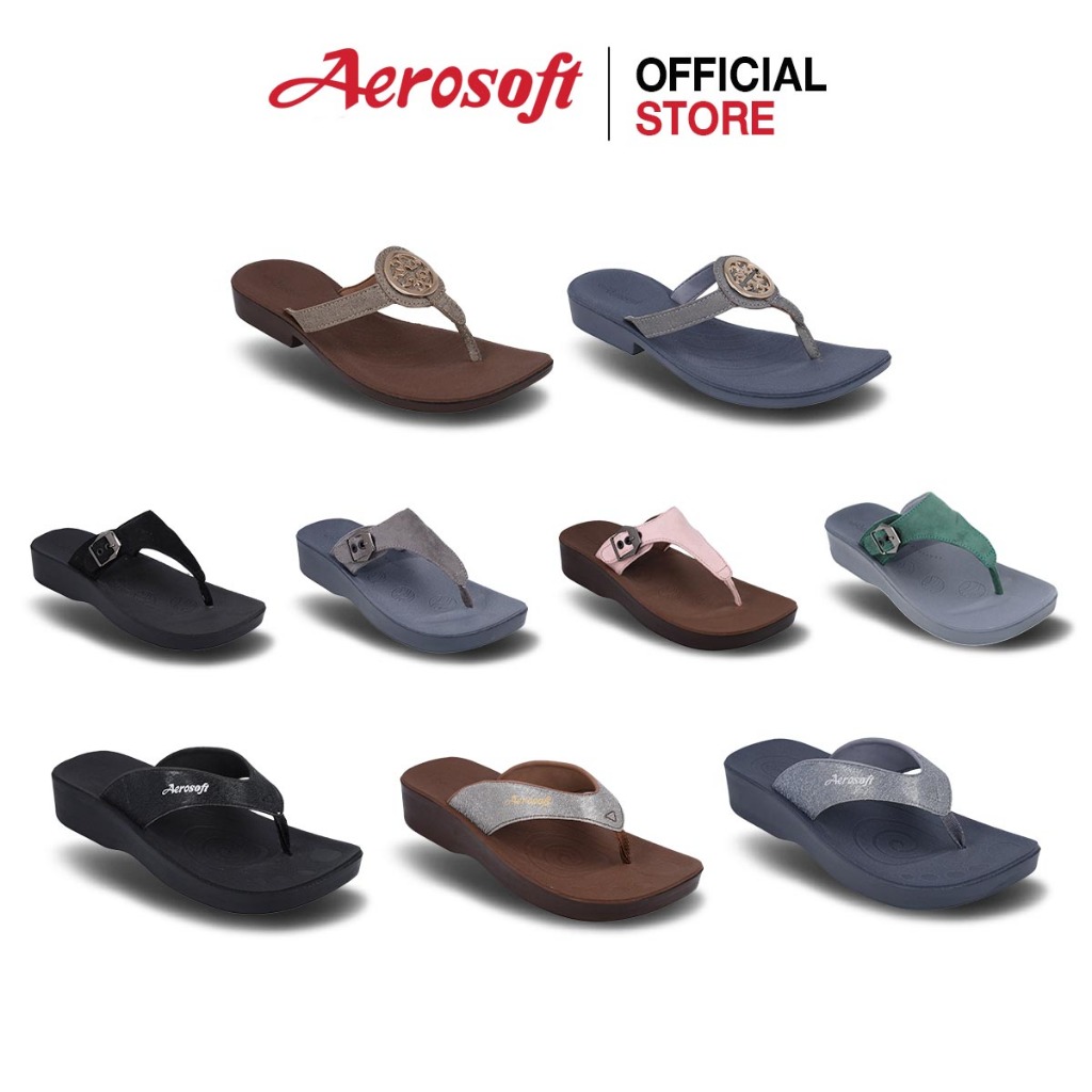Aerosoft (Clearance Sale) รองเท้าแตะแบบหนีบ รุ่น FW8064/FW8161/FW8167