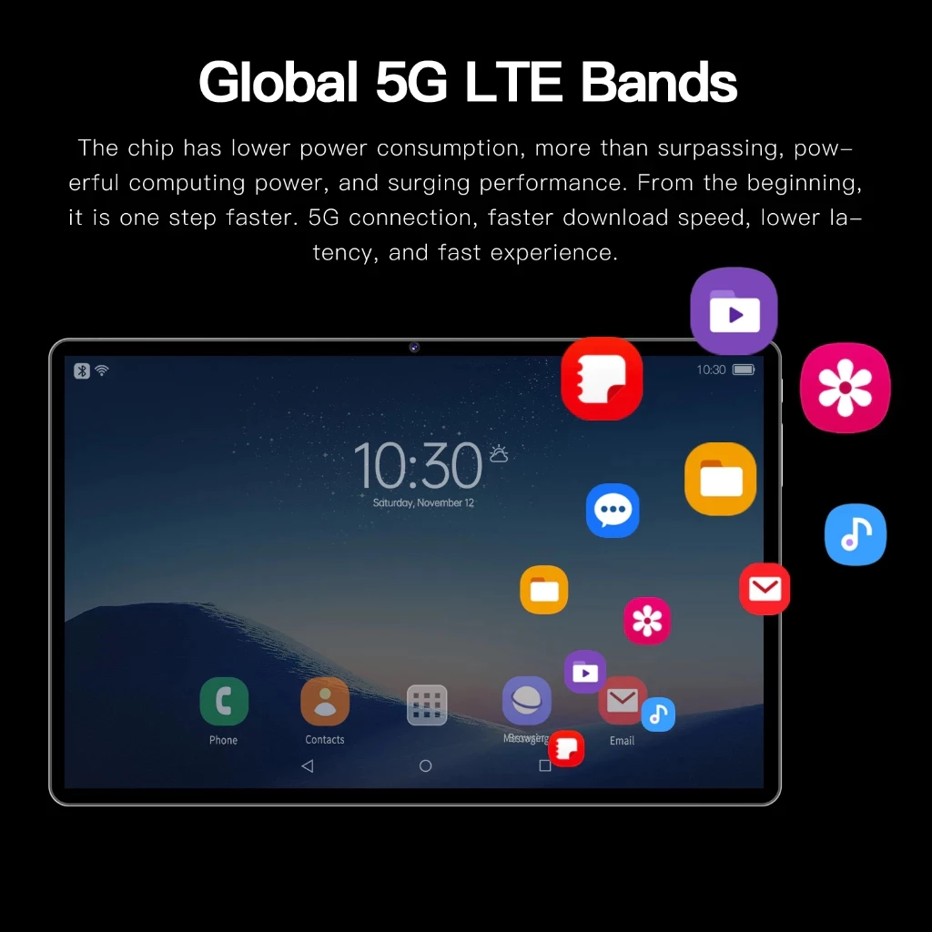 แท็บเล็ต 11.6 นิ้ว แรม 16GB รอม 1TB 5G LTE WiFi thumbnail 9