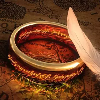 ✨ ส่งไวใน 24 ชม. แหวนประมุข The One Ring สลักภาษาเอล์ฟบนแหวนด้วยเลเซอร์ ไม่ลอก ไม่ดำ แหวนเดอะลอร์ด