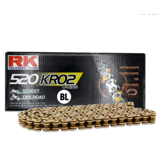RK โซ่ GR520KRX-120L_CH-RK-15202OT (Gold)