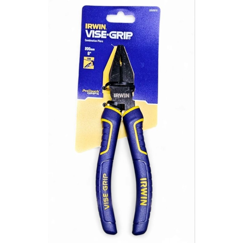 IRWIN 10505876 คีมปากตรง VISE GRIP 8 นิ้ว