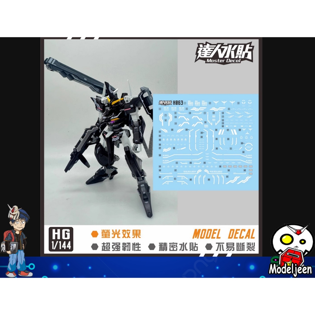 (Master Decal) Water Decal H063 HG1/144 Gundam Throne Eins