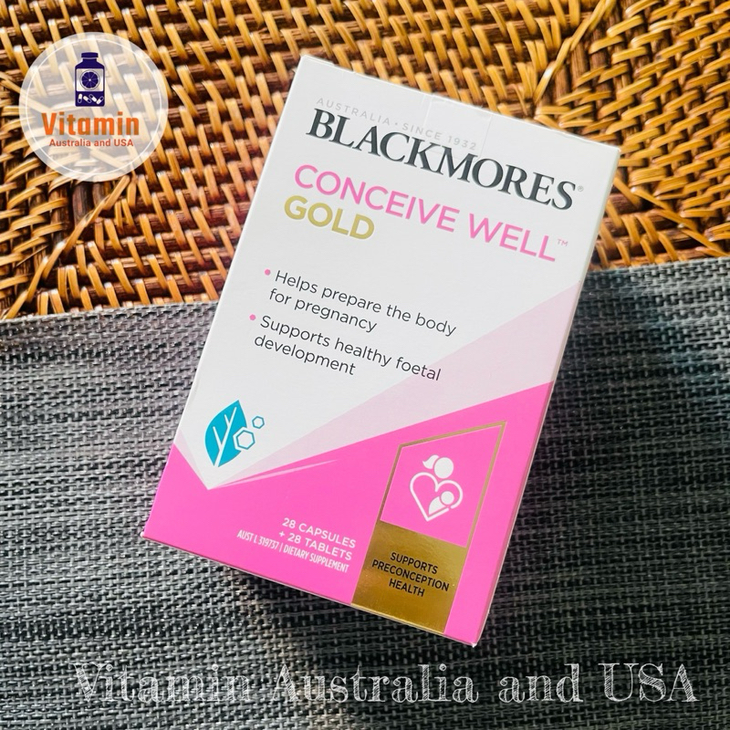 Blackmores Conceive Well Gold วิตามินสำหรับคนท้อง วิตามินเตรียมตั้งครรภ์ วิตามิน
