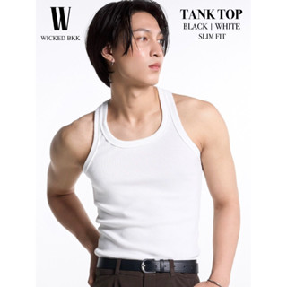 เสื้อกล้ามผู้ชาย WICKED BKK สลิมฟิต เข้ารูป เก็บทรง