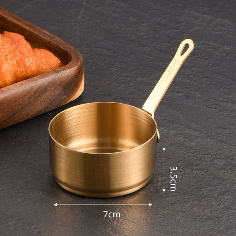 🔥 ส่งจากไทย 🇹🇭 ถ้วยน้ำจิ้มสแตนเลส 304 ถ้วยใส่เมล็ดกาแฟ ถ้วยซอสแบบมีด้ามจับ ขนาด 60ml. และ 100ml. - รูปที่ 6