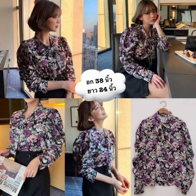 chuu midnight bloom เสื้องานแฟชั่นเกาหลี