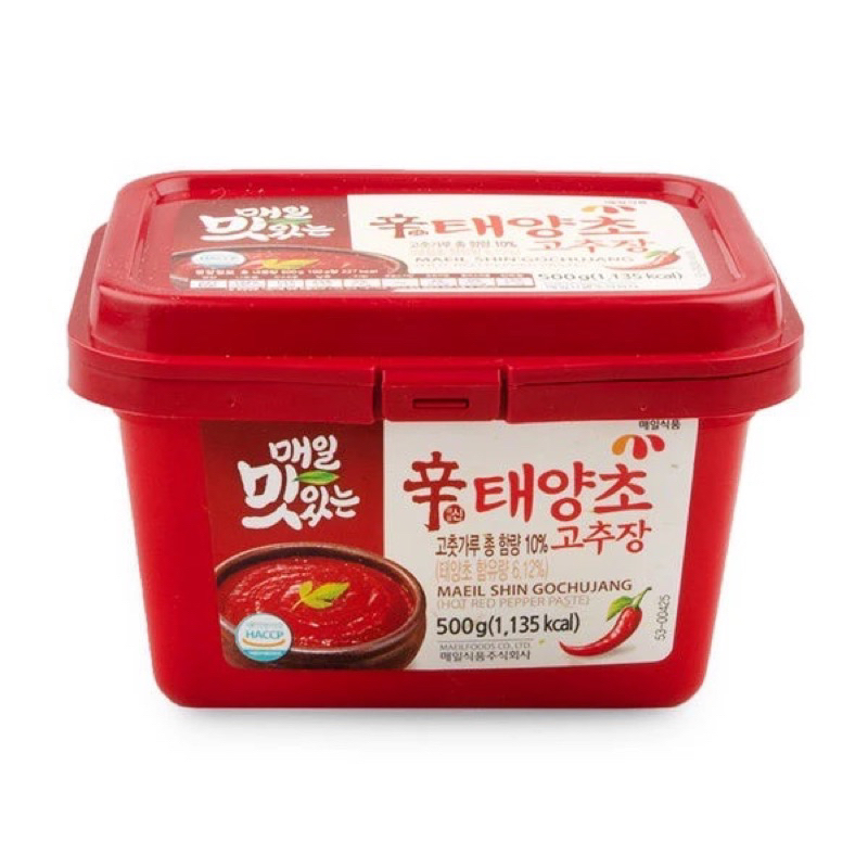โคชูจัง(พริกแกงเกาหลี) Maeil Gochujang 신태양초고추장500g นำเข้าจากเกาหเกาหลี พร้อมส่ง