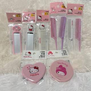 Daiso korea กระจก หวี Hello Kitty, Mymelody Sanrio ไดโซะเกาหลี