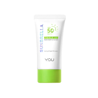 Y.O.U Sunbrella Triple UV Acne Care Sunscreen SPF50+ PA++++ ครีมกันแดด 30ml
