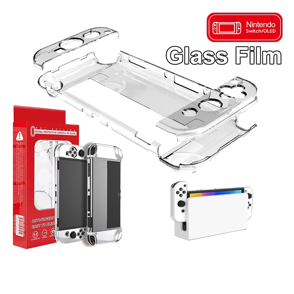 เคส Nintendo Switch2/Switch/Switch OLED แบบใส เคสกันกระแทก กรอบ PC แบบใส เปลือกแข็ง เคสป้องกัน Switch