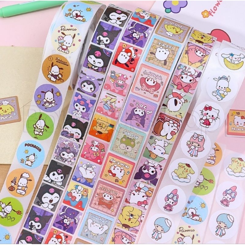 พร้อมส่ง สติ๊กเกอร์ลายการ์ตูน สวยๆ น่ารักๆ ** เลือกการ์ตูน คละลายในแผ่น **