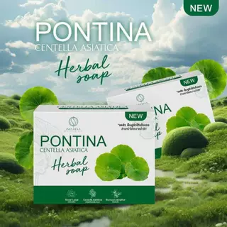 พรทิน่า สบู่ใบบัวบก (มีให้เลือก 2ขนาด) Pontina By Pontip Centella Asiatica Soap