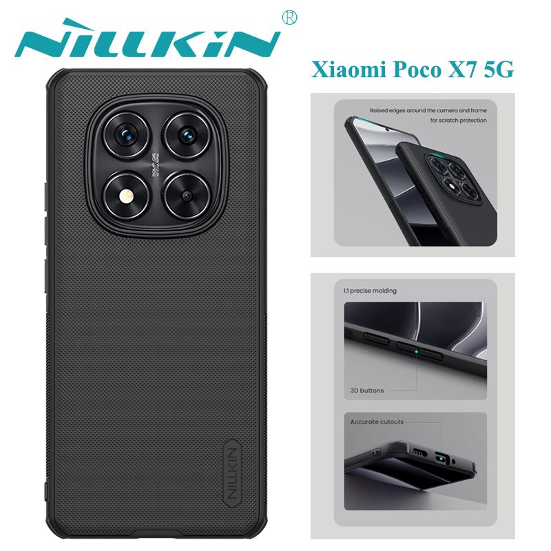 Nillkin เคส เคสโทรศัพท์ Xiaomi Poco X7 5G Case Super Frosted Pro Shockproof Back Cover pocox7 casing