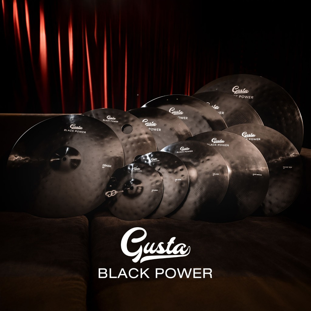 Gusta BLACK POWER China ฉาบกลองชุด Music Arms