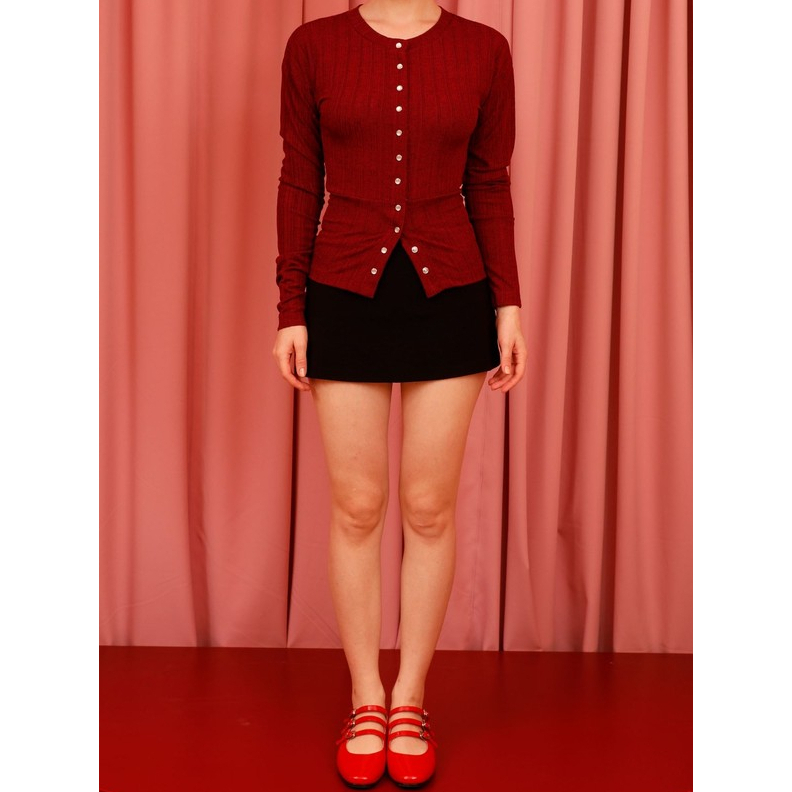PAMELA BURGUNDY TOP By MILF