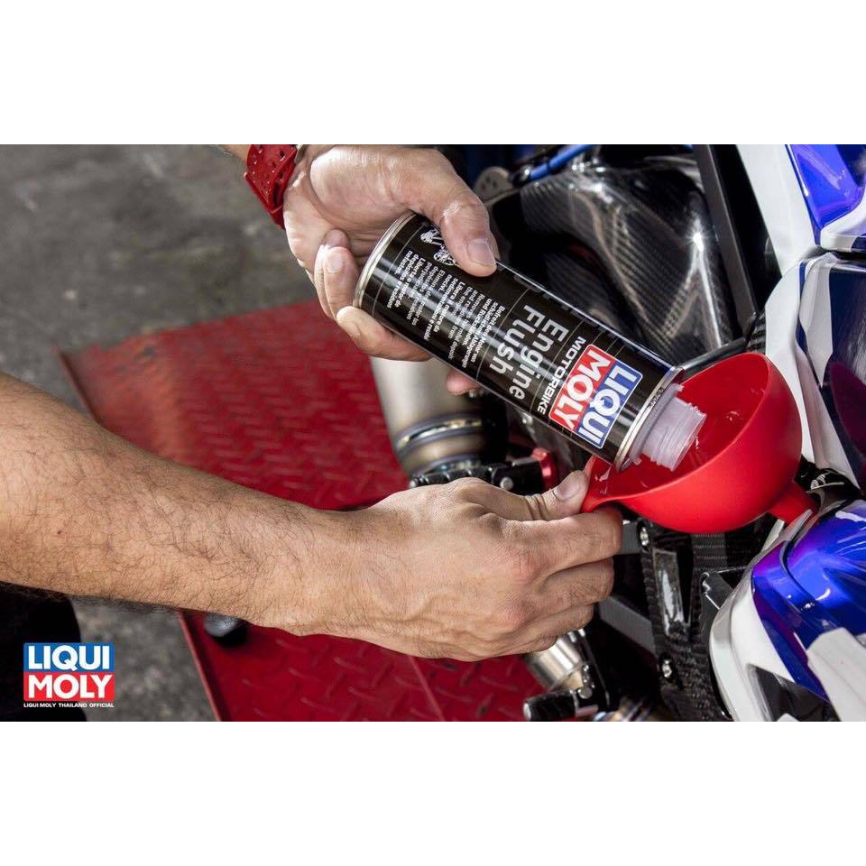 น้ำยาฟลัชชิ่งเครื่องยนต์มอเตอร์ไซด์ LIQUI MOLY  Motorbike Engine Flush 250ml ของแท้!! ส่งไว!!! ราคา ถูกที่สุด ดีลบีเคเค แกลเลอรีภาพที่ 3