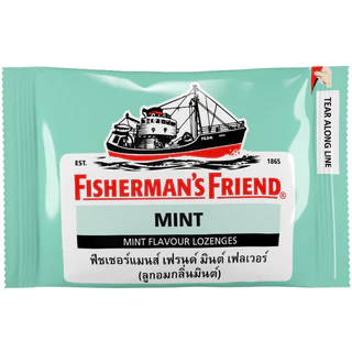 Fisherman's Friend ลูกอมฟิชเชอร์แมนส์ เฟรนด์ เม็ดอมบรรเทาอาการเจ็บ ทุกรสชาติ ขนาด 25 กรัม/ซอง