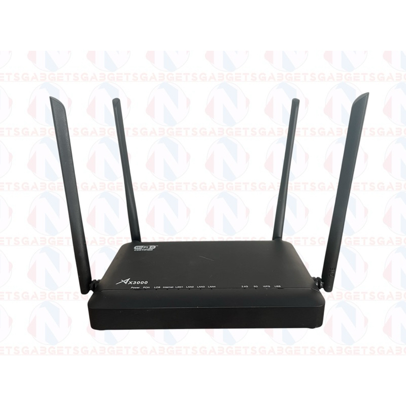 ZTE รุ่น F6107A GPON  UnLock ตั้งค่า WAN PPPoe ได้ WIFI6 AX3000  มือ2