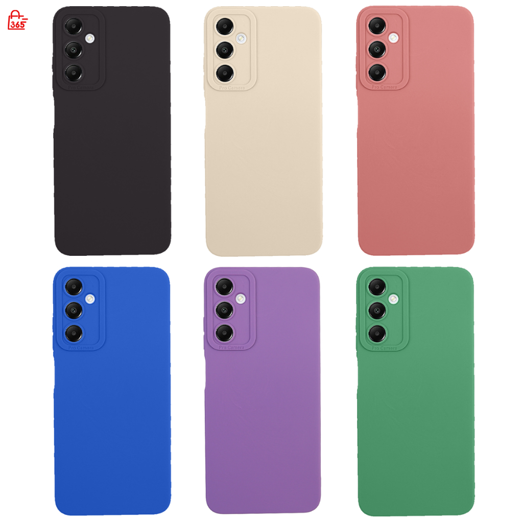 เคส สำหรับ Samsung Galaxy A05s เคสซิลิโคนนิ่ม กันกล้อง TPU สีพื้น