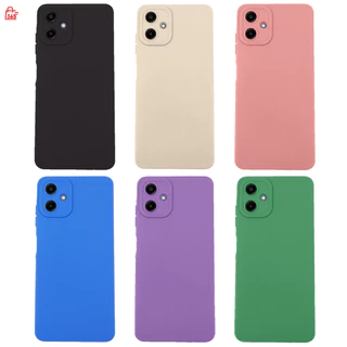 เคส สำหรับ Samsung Galaxy A06 4G เคสซิลิโคนนิ่ม กันกล้อง TPU สีพื้น