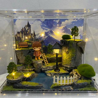 พร็อพ ฉาก ไฟตู้ ของแต่งฉาก Diorama