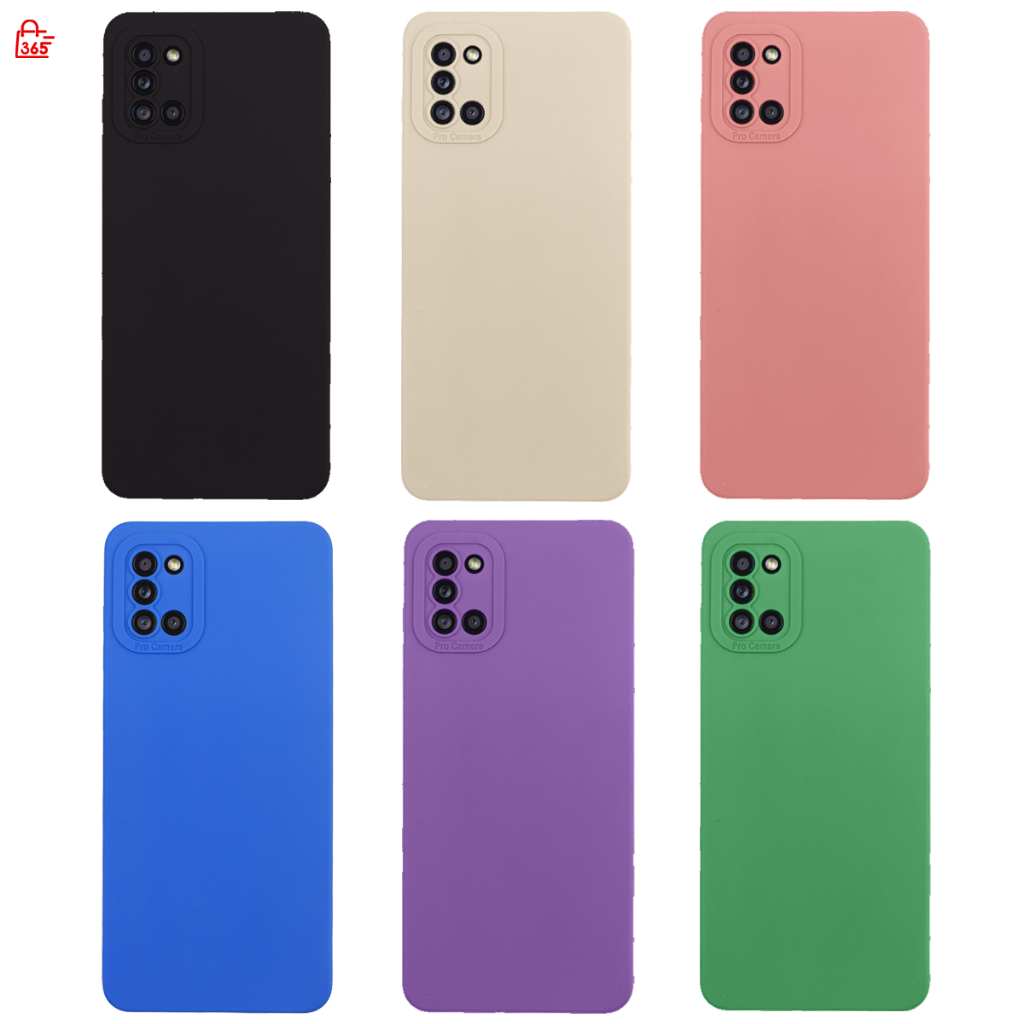 เคส สำหรับ Samsung Galaxy A31 เคสซิลิโคนนิ่ม กันกล้อง TPU สีพื้น