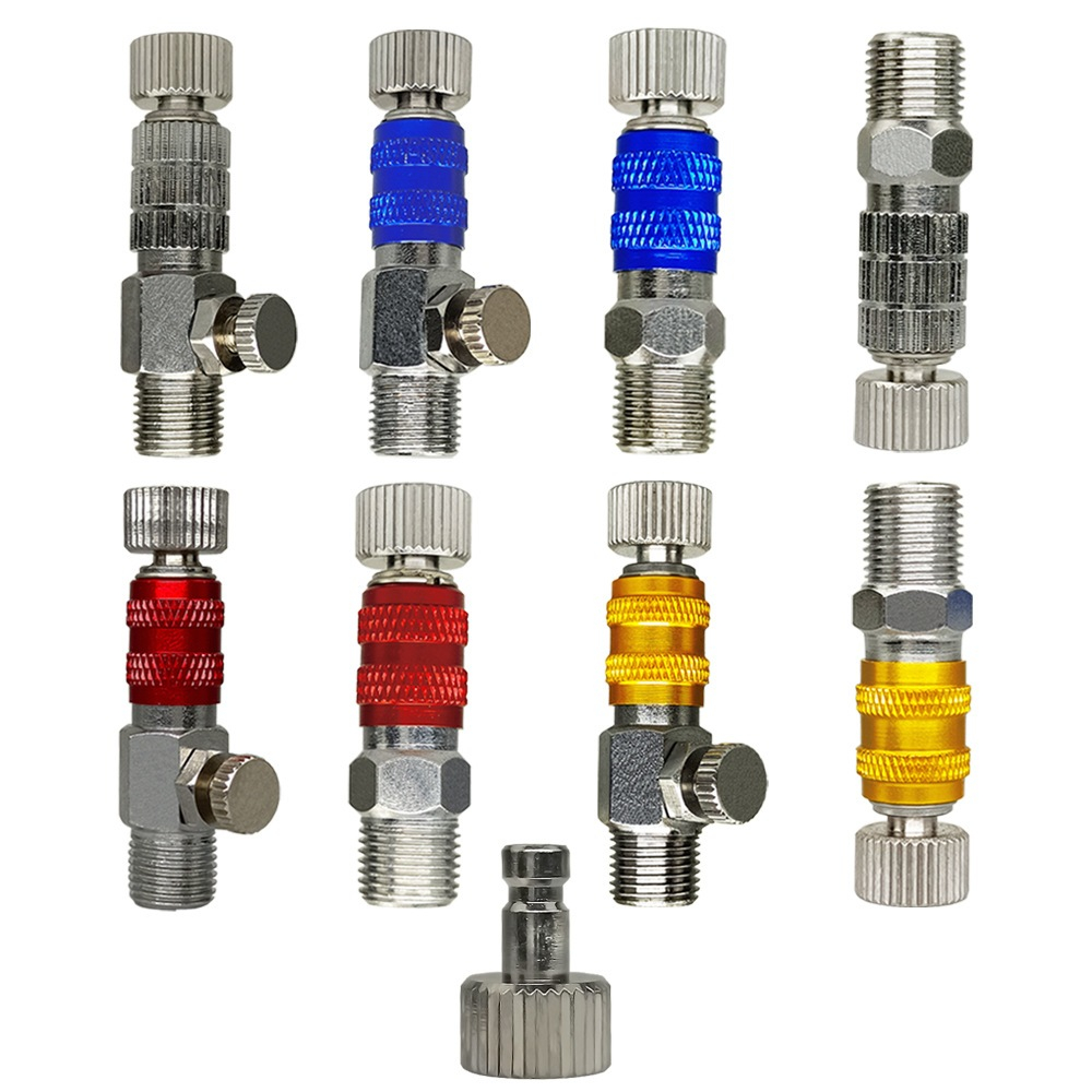 ข้อต่อปลดไว สำหรับแอร์บรัช คอปเปอร์แอร์บรัช (Quick disconnect airbrush) เกลียว 1/8"