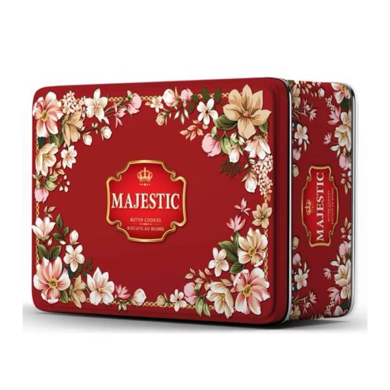 MAJESTIC BUTTER COOKIES ASSORTED RED BOX /GOLD BOX 310g. มาเจสติกบัตเตอร์คุกกี้รวมรสกล่องแดง