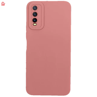 เคส สำหรับ Vivo Y12s Y12a Y20s Y20 Y20i V2043 V2026 V2102 V2029 เคสซิลิโคนนิ่ม กันกล้อง TPU สีพื้น