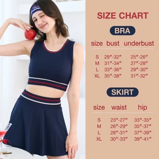 Darlyn - Riley skirt กระโปรงกีฬา มีกางเกงซับใน เอวสูงเก็บพุง ระบายอากาศดี ใส่สบาย