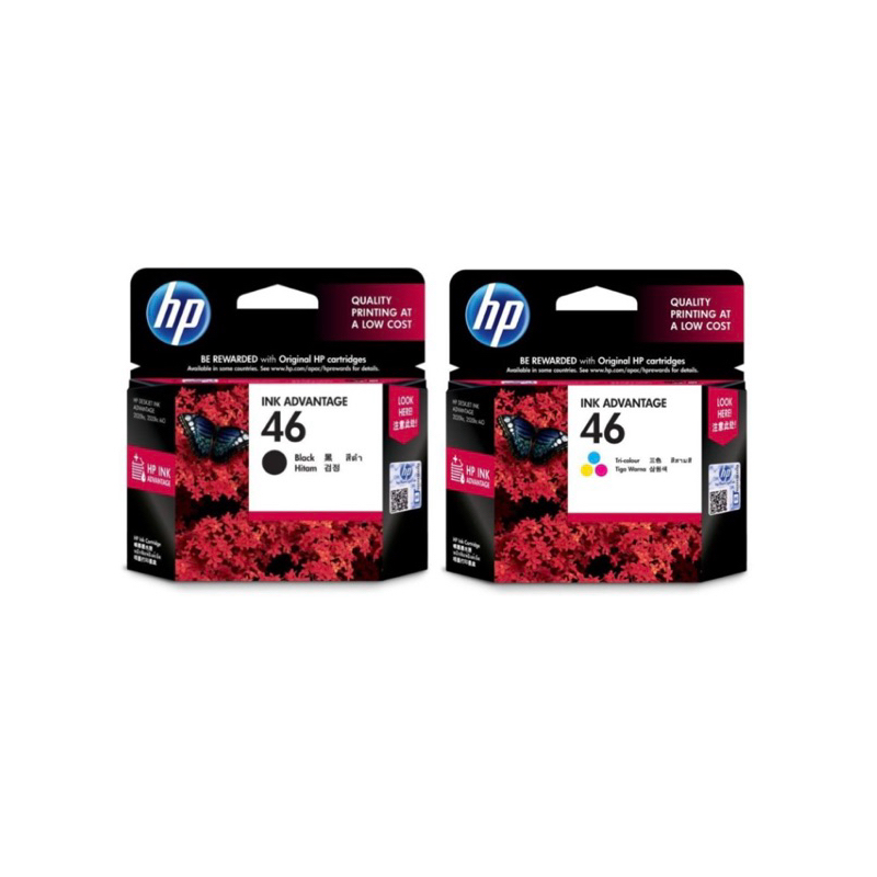 ตลับหมึก HP 46 Original Ink Cartridge ของแท้ %