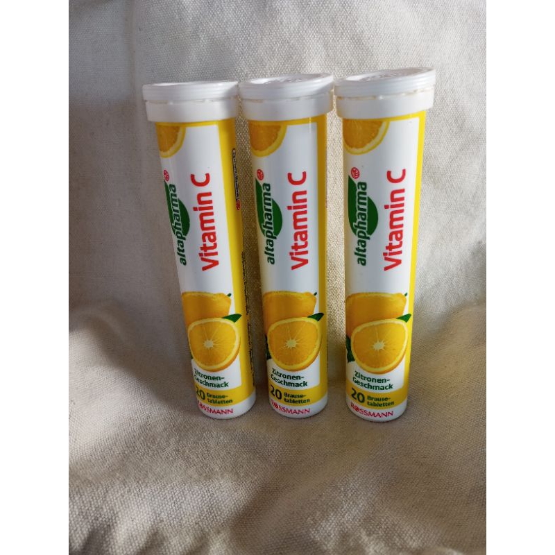 วิตามินเม็ดฟู่VitaminCRossmannเยอรมัน