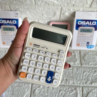 OSALO เครื่องคิดเลข 12 หลัก ปุ่มนิ่ม จอใหญ่ OS รุ่น A6i (148*127mm.)/ A7 (115*160mm.)/ A100 (127x96 mm)/ 2811(140*150mm)