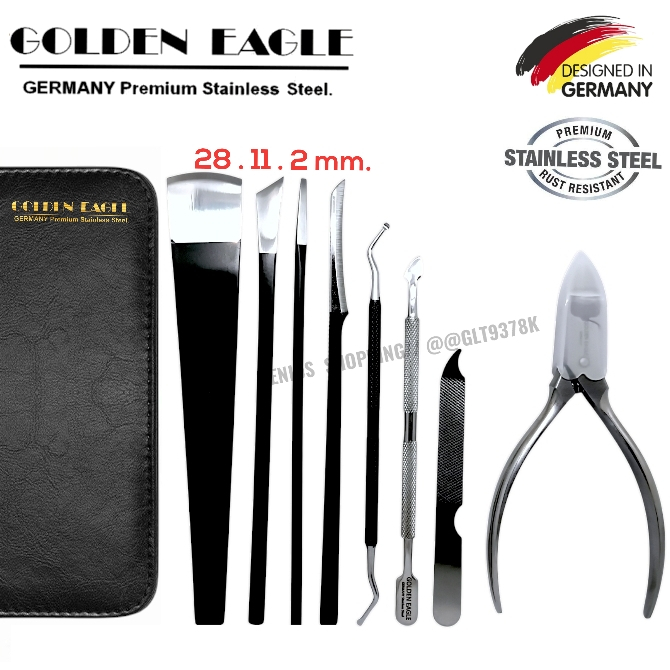 ชุดกรรไกรตัดเล็บ Stainless ตัดเล็บขบง่ายแทบ​ไม่รู้สึก​ Professional nail clipper set