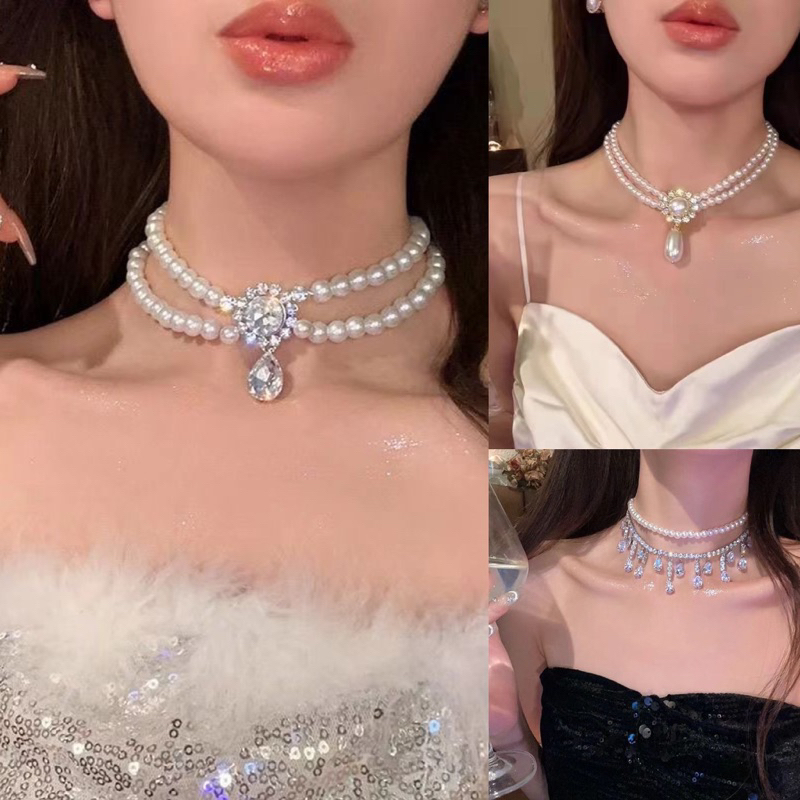 สร้อยออกงาน สร้อยมุก เครื่องประดับ สร้อย สร้อยคอ สร้อยคอโซ่ สายโซ่