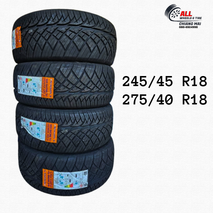 ยางใหม่ Sumax 245/45 R8 275/40 R18 ปี 24 ผลิตไทย  (ราคาต่อ 1 คู่)  กดสั่งทีละ 1 คู่ ต่อ1 คำสั่่งซือ 