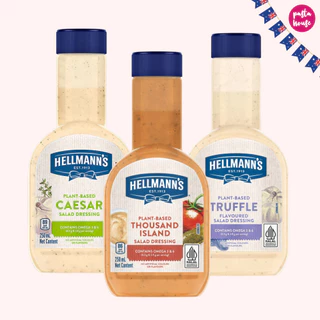 น้ำสลัดซีซาร์ Hellmann's Plant Base Caesar Salad Dressing 250ml จากออสเตรเลีย